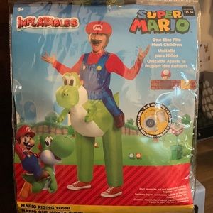 Mario Riding Yoshi Child Costume